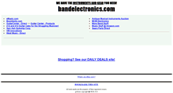 Desktop Screenshot of bandelectronics.com