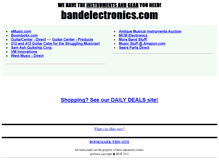 Tablet Screenshot of bandelectronics.com